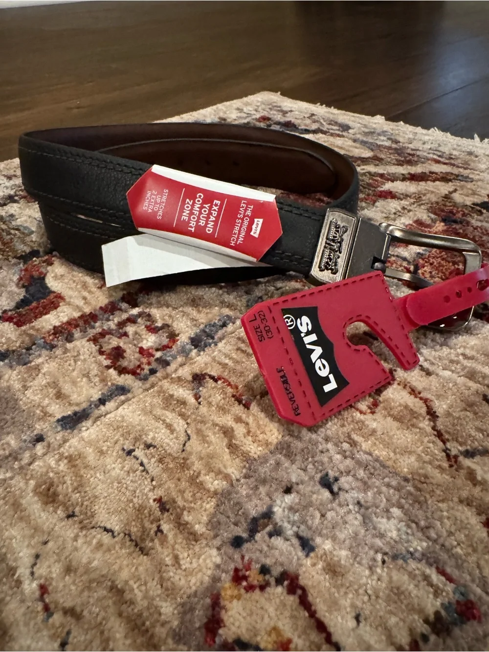 Levi’s NWT Reversible Black/Brown Belt Built-in Stretch Tech- Sz Large (30-32)